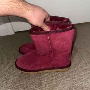 Burgundy Classic Boots UGG